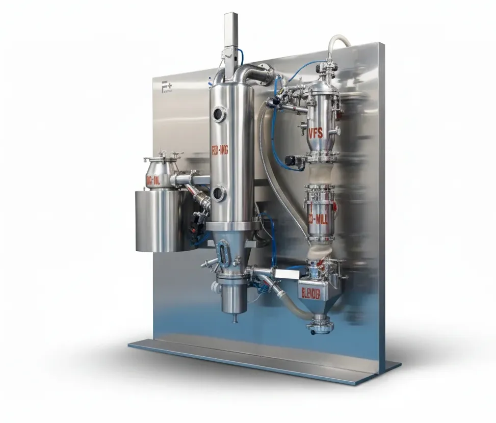 integrated pharmaceutical granulation line manufacturer india cgmp